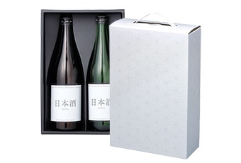 持ち手付きボックス 日本酒 四合瓶用