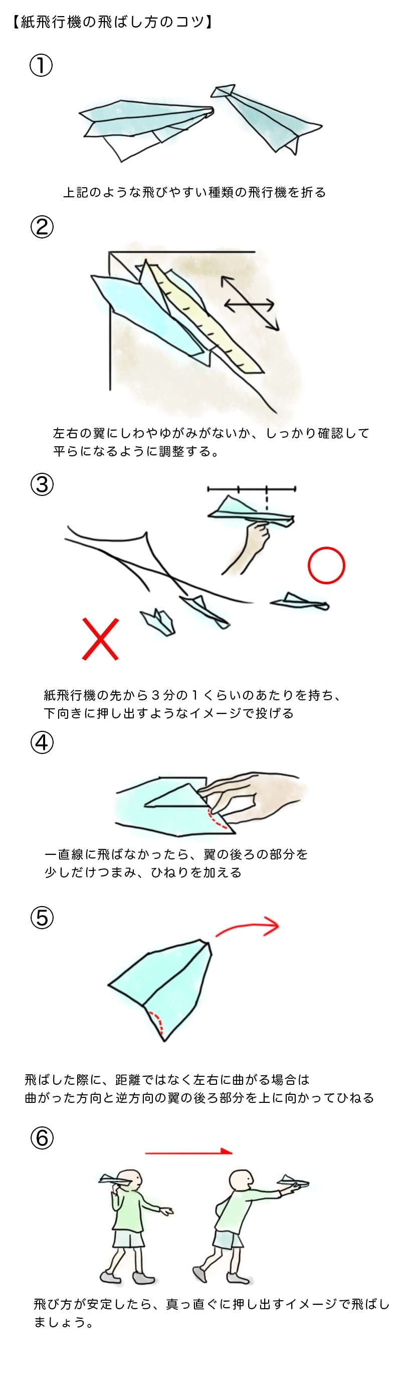 折り紙 飛ぶ 紙 よく 飛行機