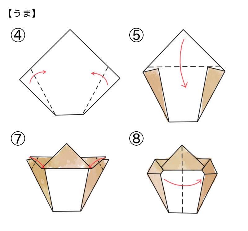 シモジマ オンライン いろいろ作りたい 折り紙で作る動物の折り方 包装用品 店舗用品の通販サイト