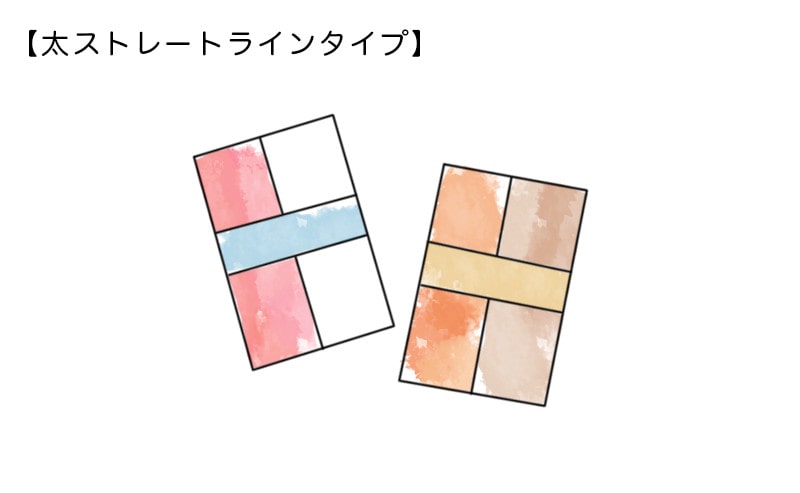 太ストレートラインタイプのポチ袋