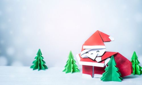 折り紙で作るクリスマス飾り
