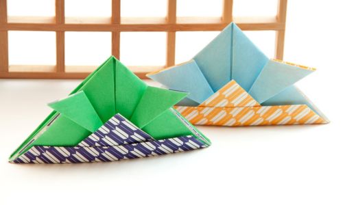 折り紙で作る兜の折り方