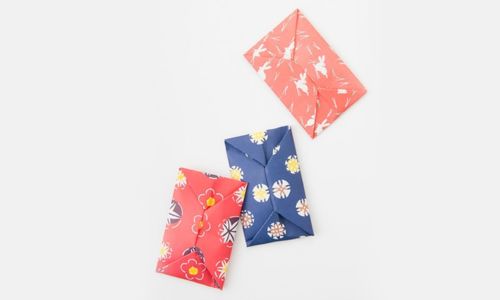 折り紙で作るポチ袋の折り方