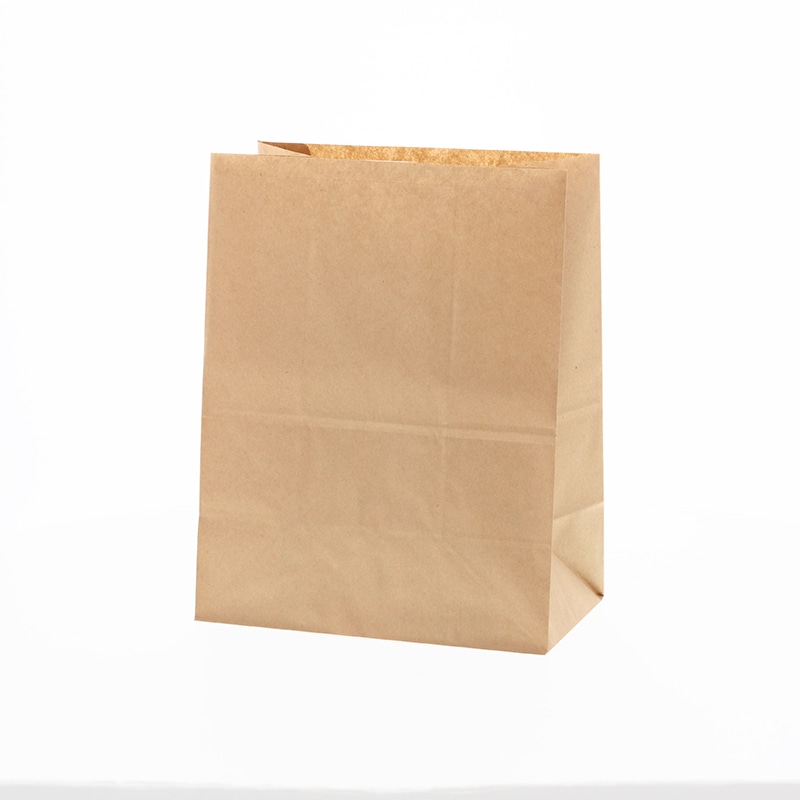 HEIKO 紙袋 角底袋 18-1<br>未晒無地 100枚/袋