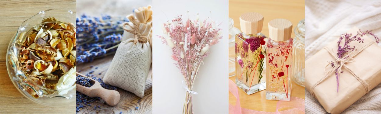 ドライフラワーの用途