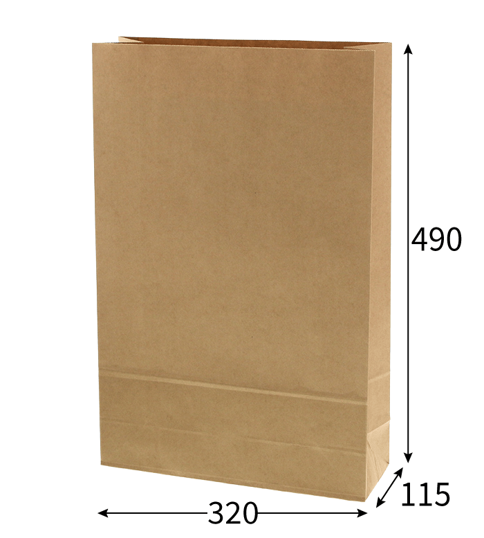 HEIKO 宅配袋 LL 未晒無地 ベロ無し