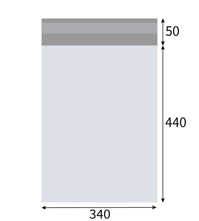 HEIKO 宅配ポリ袋 34-44