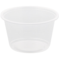 HEIKO PPカップ 4オンス 浅型 口径74mm クリア
