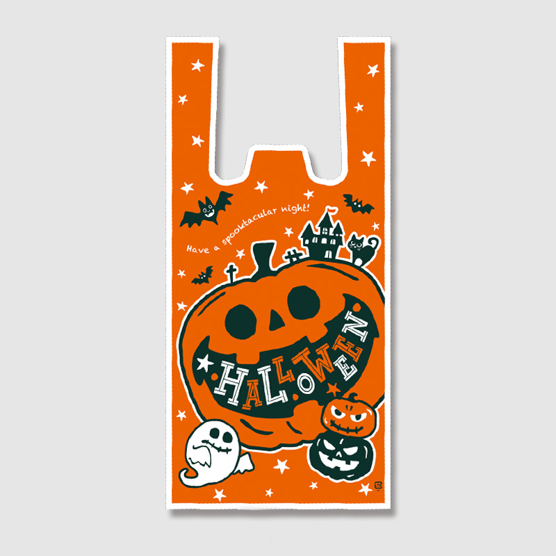 シモジマオリジナル ハロウィン限定レジ袋
