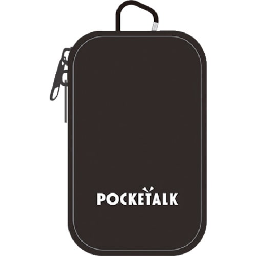 トラスコ中山 ソースネクスト POCKETALK (ポケトーク) S Plus 専用ポーチ(ブラック) PTSP-PBK（ご注文単位1個）【直送品】