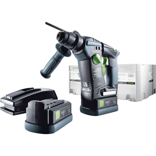 トラスコ中山 FESTOOL コードレスハンマードリル BHC 18 Li 5.2Ah Set（564606J） 760-2839  (ご注文単位1台) 【直送品】