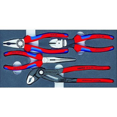 トラスコ中山 KNIPEX プライヤーセット ベーシック（ご注文単位1セット）【直送品】