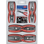 トラスコ中山 KNIPEX 8本組 精密スナップリングプライヤーセット（ご注文単位1セット）【直送品】