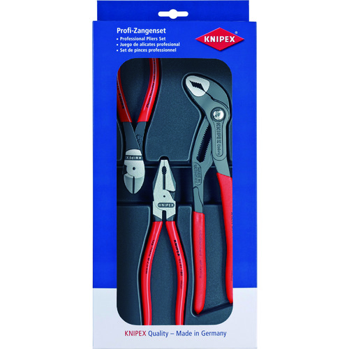 トラスコ中山 KNIPEX プライヤーセット（ご注文単位1セット）【直送品】