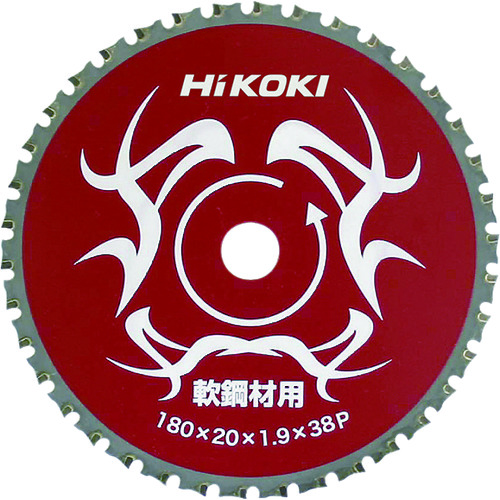 トラスコ中山 HiKOKI CD7SA用チップソーカッター 180mm 軟鋼材用（ご注文単位1枚）【直送品】