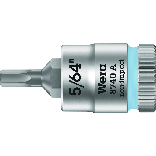 トラスコ中山 Wera 8740Aソケット Hex-Plus SW5/64（ご注文単位1個）【直送品】