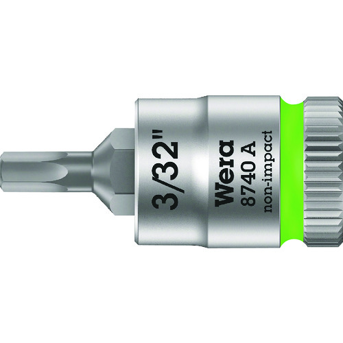 トラスコ中山 Wera 8740Aソケット Hex-Plus SW3/32（ご注文単位1個）【直送品】