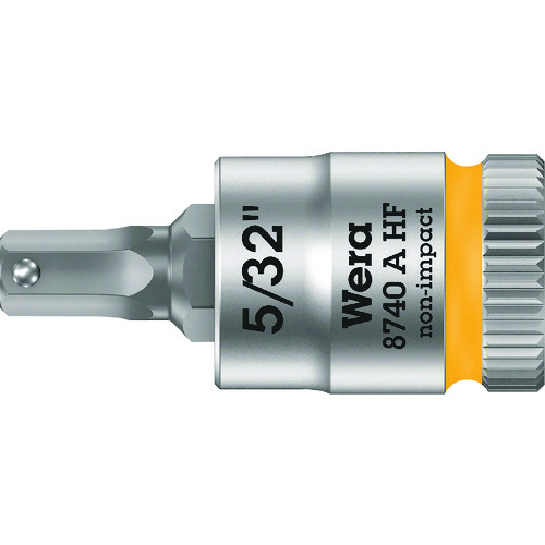 トラスコ中山 Wera 8740A HFソケット Hex-Plus SW5/32（ご注文単位1個）【直送品】