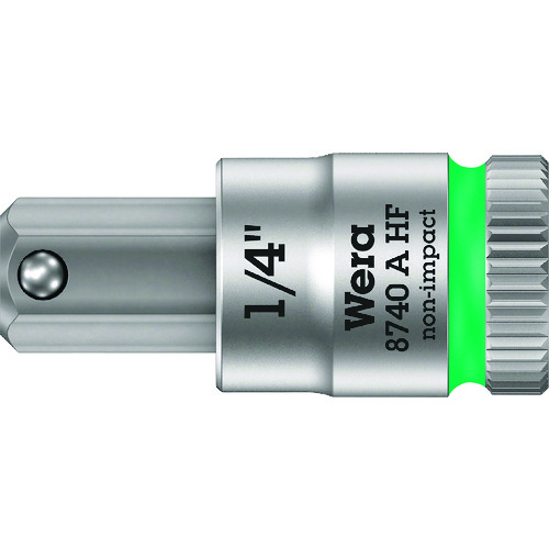 トラスコ中山 Wera 8740A HFソケット Hex-Plus SW1/4（ご注文単位1個）【直送品】