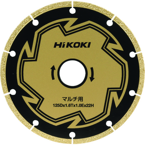 トラスコ中山 HiKOKI チップソー125mm マルチ用 サイディング用（ご注文単位1枚）【直送品】