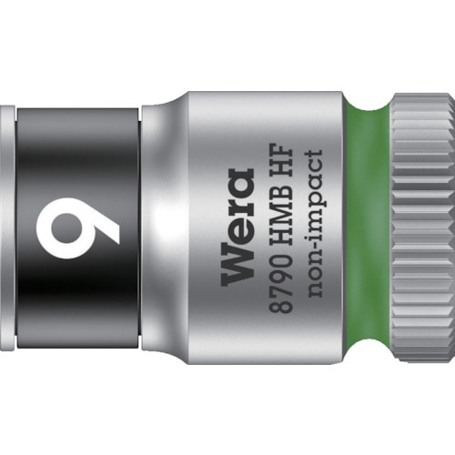 トラスコ中山 Wera 8790 HMB HFソケット 3/8 9.0mm（ご注文単位1個）【直送品】