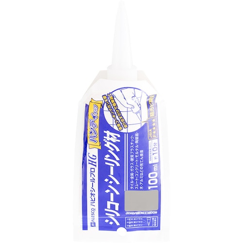 トラスコ中山 KANSAI ハピオシールプロHGパウチ グレー 100ml（ご注文単位1個）【直送品】