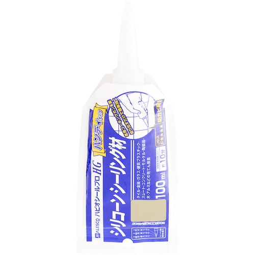 トラスコ中山 KANSAI ハピオシールプロHGパウチ アイボリー 100ml（ご注文単位1個）【直送品】