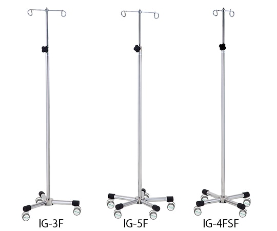 ナビス（アズワン） イルリガートル台 3本丸脚　IG-3F 1台（ご注文単位1台）【直送品】