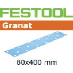 トラスコ中山 FESTOOL サンドペーパー GR 80x400 P80 50枚入り（497159） 760-2260  (ご注文単位1箱) 【直送品】