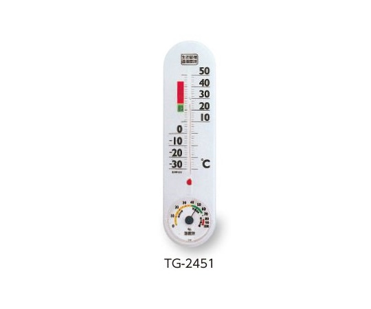 エンペックス気象計 生活管理温・湿度計　棒状温度計　ホワイト　TG-2451 1個（ご注文単位1個）【直送品】