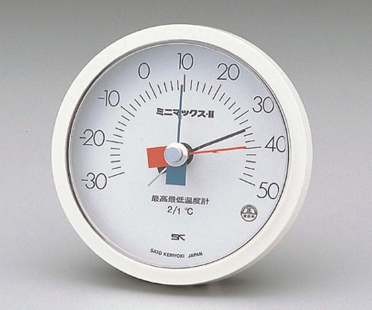 佐藤計量器製作所 ミニマックス　Ⅱ　最高最低温度計　7310-00 1個（ご注文単位1個）【直送品】