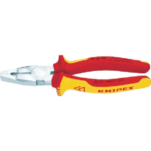 トラスコ中山 KNIPEX 0106-160 絶縁ペンチ 1000V（ご注文単位1個）【直送品】