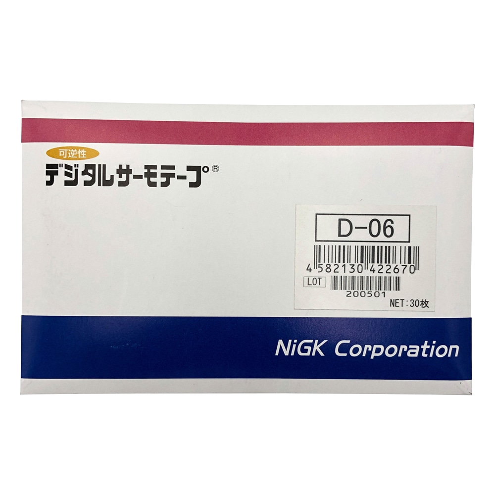 日油技研工業 デジタルサーモテープ(R)(可逆性)　30入　D-06 1箱（ご注文単位1箱）【直送品】