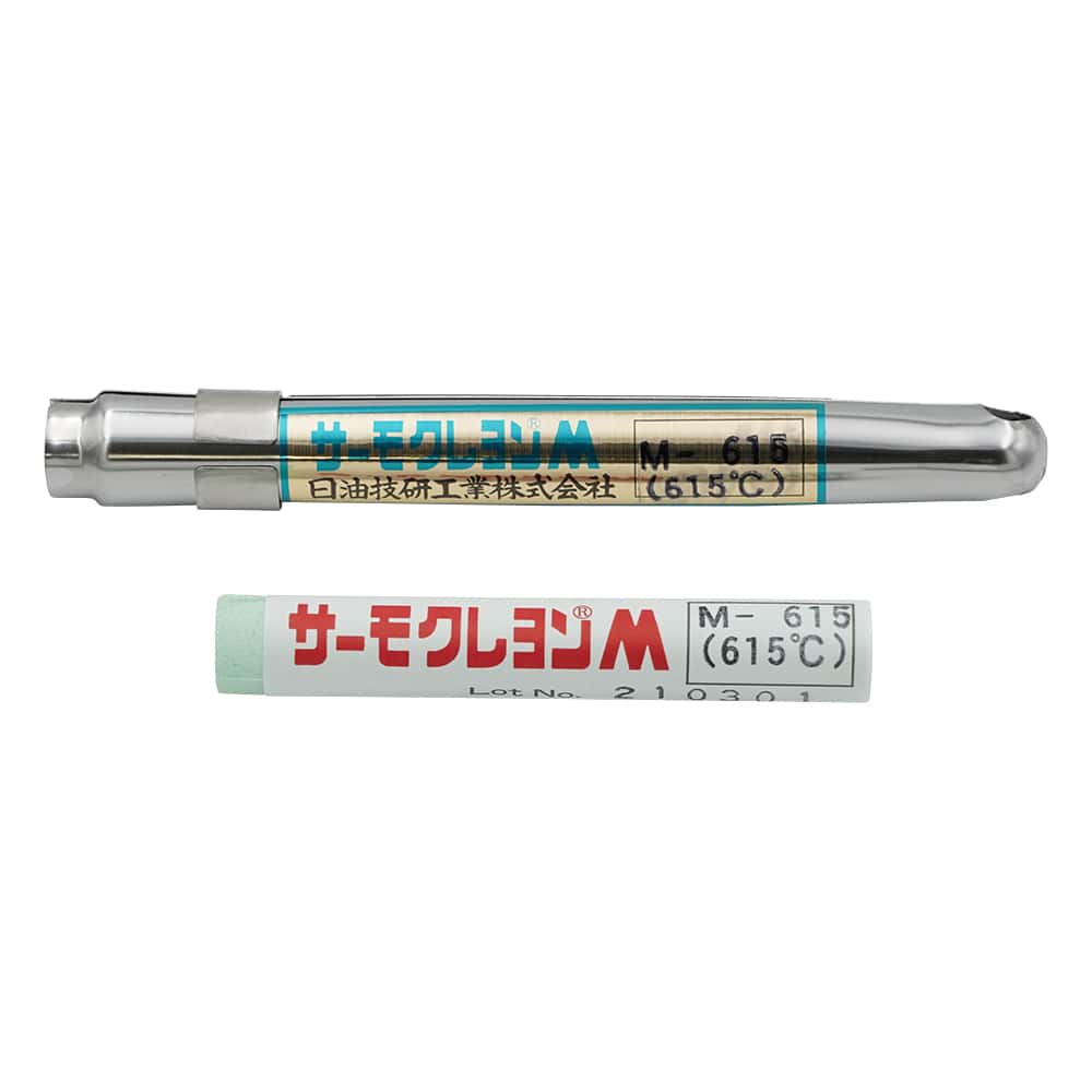 日油技研工業 サーモクレヨン(R)M(不可逆性・ペンタイプ)　暗緑　M-615 1袋（ご注文単位1袋）【直送品】