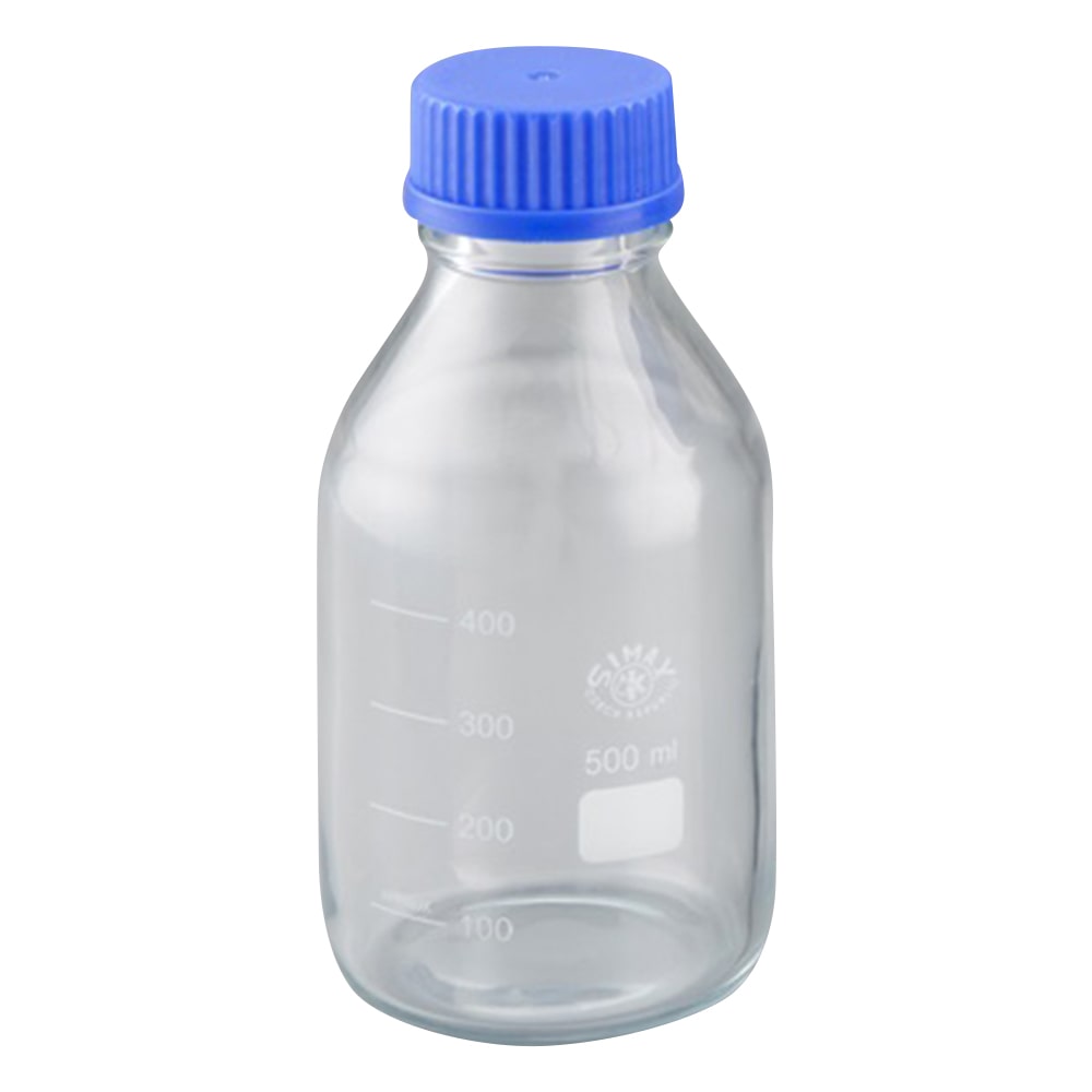 アズワン セーフティねじ口瓶　クリア　1000mL　Q700R-004C 1本（ご注文単位1本）【直送品】