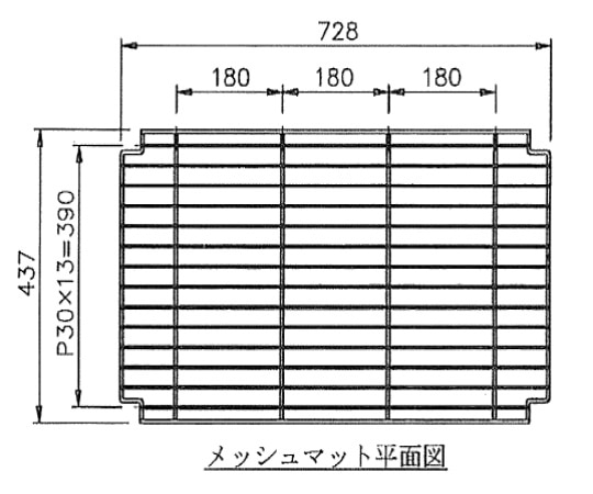 アズワン スーパードライングシェルフ　DS-S-AS交換用棚板（メッシュマット）　DS-S 1枚（ご注文単位1枚）【直送品】