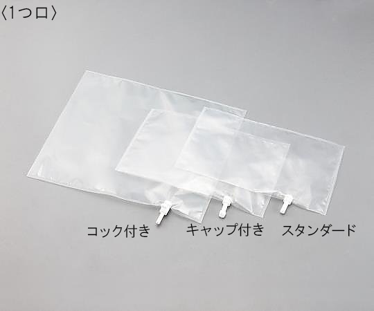 アズワン テドラー（R）バッグ1つ口キャップ付　100L 1枚（ご注文単位1枚）【直送品】