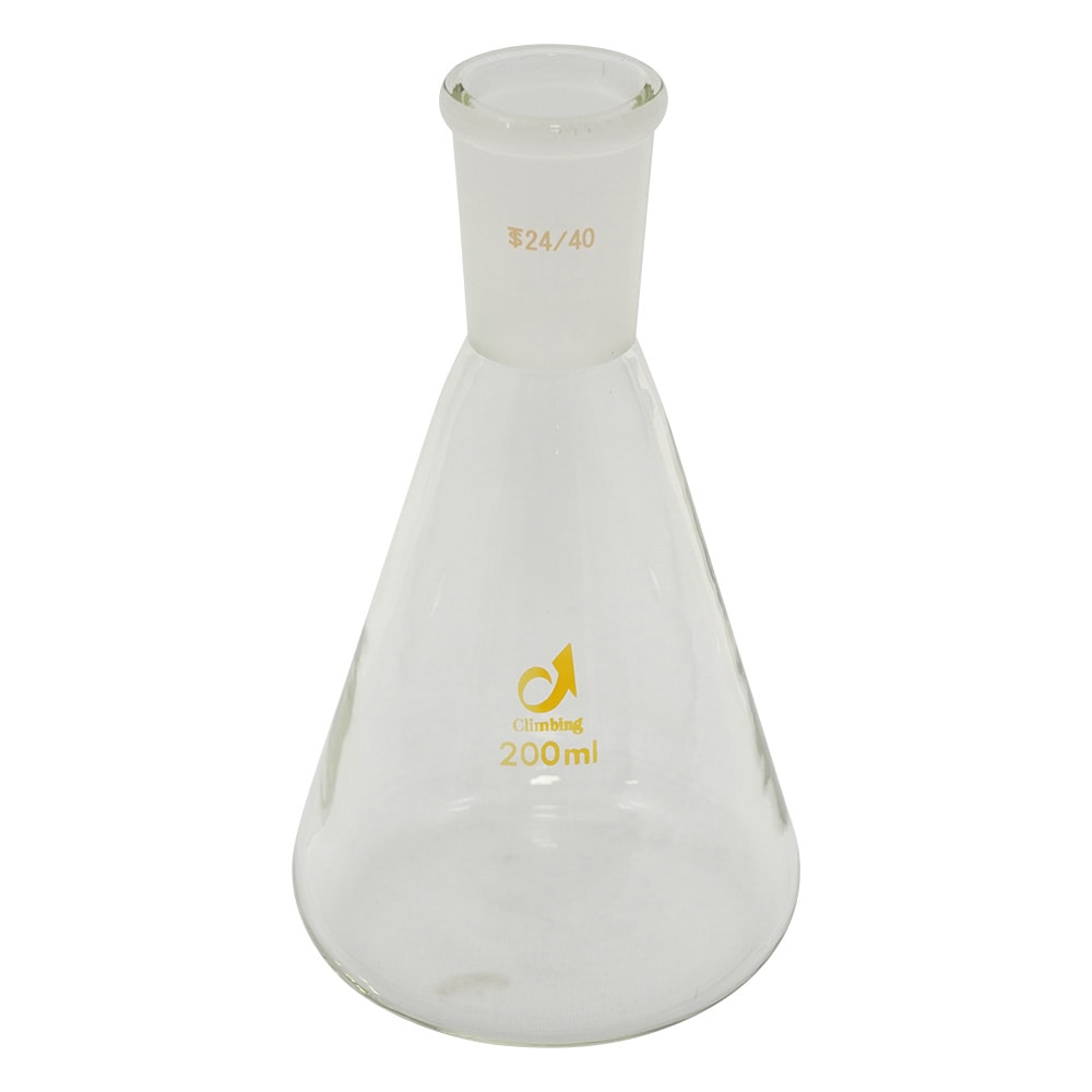 クライミング 共通摺合三角フラスコ　200mL　CL0101-05-40 1個（ご注文単位1個）【直送品】