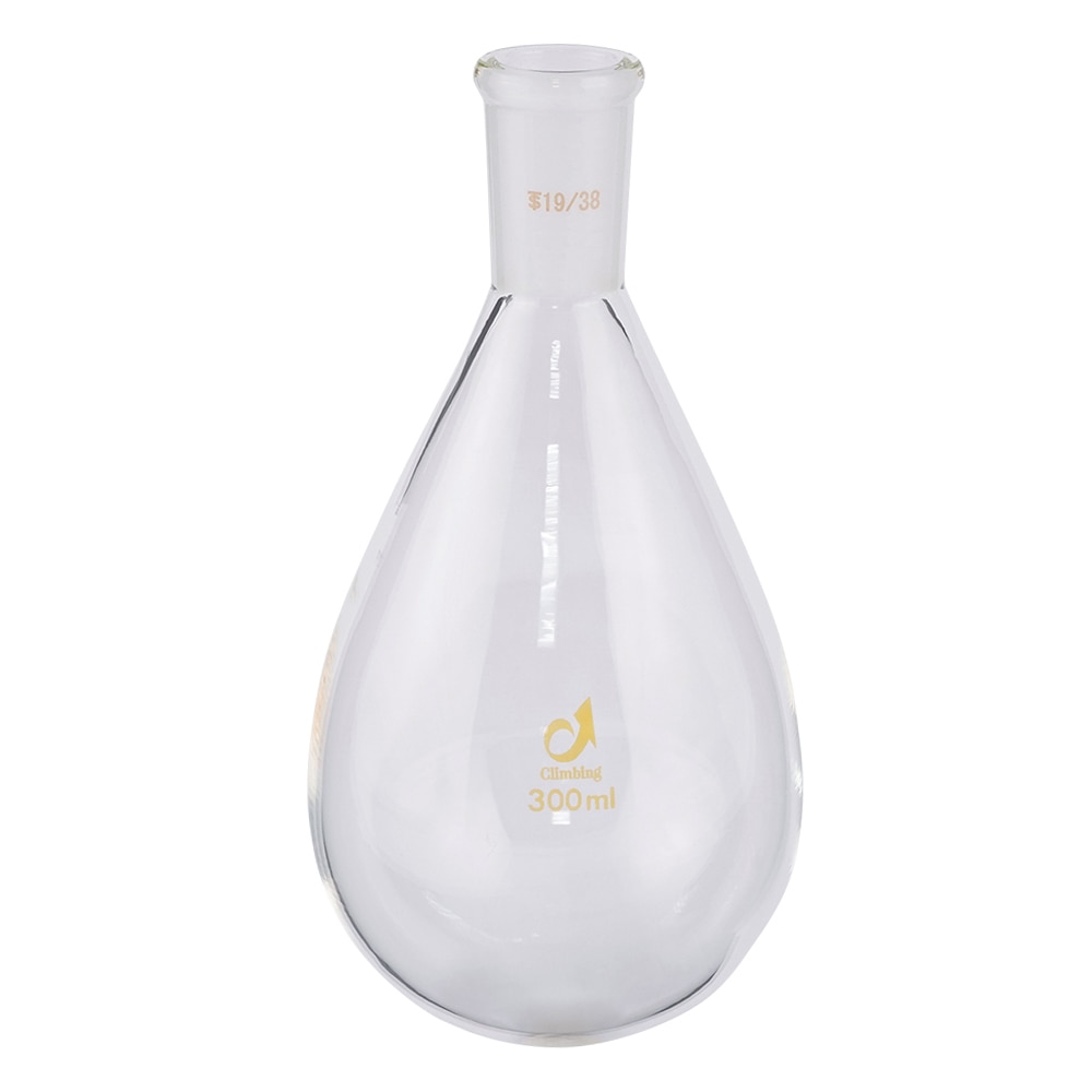 クライミング 共通摺合茄子型フラスコ　300mL　TS19／38　CL0090-06-30 1個（ご注文単位1個）【直送品】