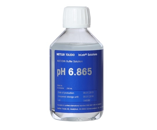 メトラー・トレド pHメータ用標準液　pH6.865　250mL　51350054 1本（ご注文単位1本）【直送品】