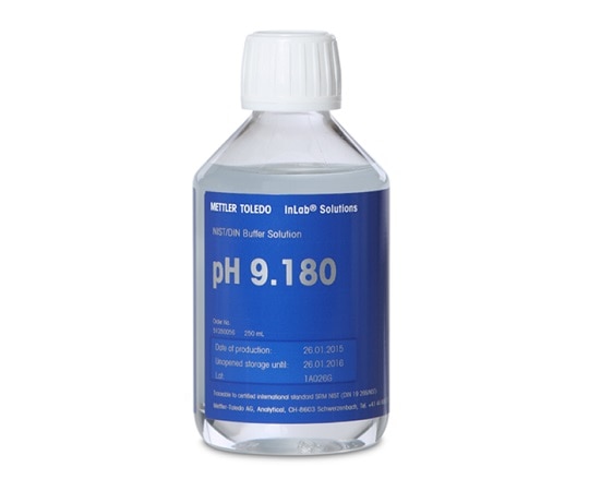 メトラー・トレド pHメータ用標準液　pH9.180　250mL　51350056 1本（ご注文単位1本）【直送品】