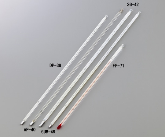 日本計量器工業 石油類試験用ガラス製温度計(JIS適合)　析出点用　FP-71 1本（ご注文単位1本）【直送品】