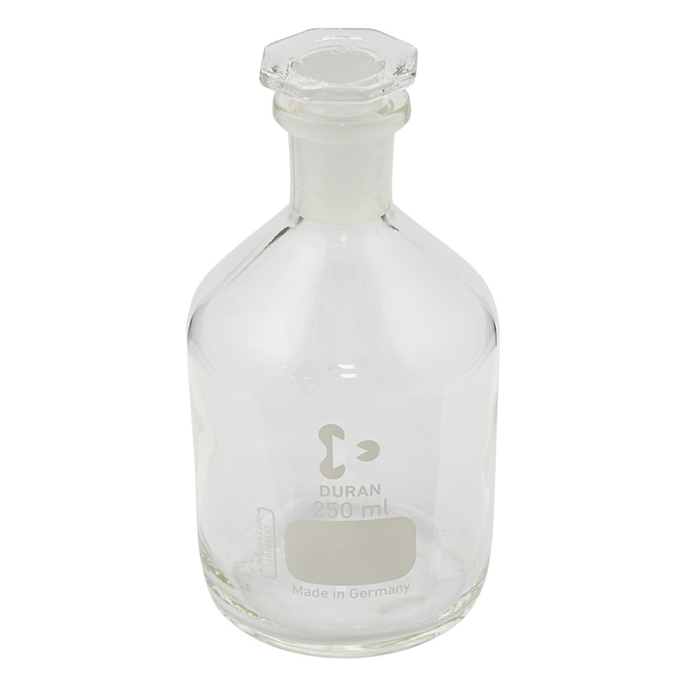 SCHOTT/DURAN 試薬瓶（栓付き）（デュラン(R)）　白　250mL　211653609 1本（ご注文単位1本）【直送品】