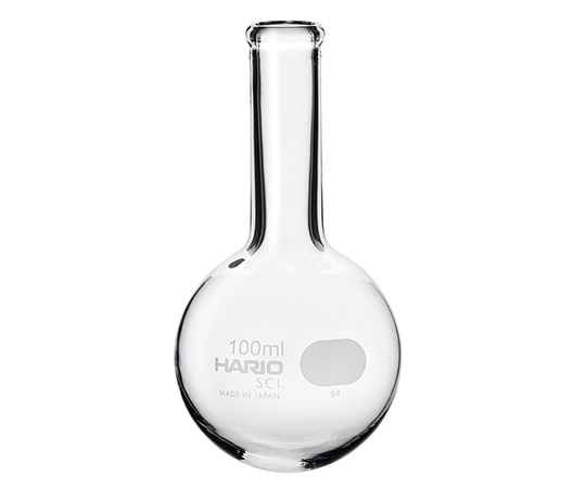 HARIO 丸底フラスコ　100mL　MF-100 1個（ご注文単位1個）【直送品】