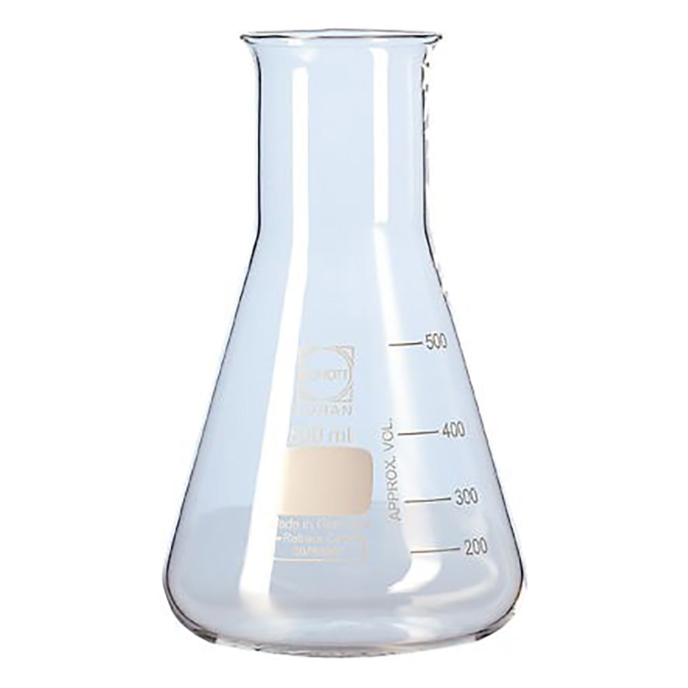 SCHOTT/DURAN 三角フラスコ　広口　500mL　212264402 1個（ご注文単位1個）【直送品】