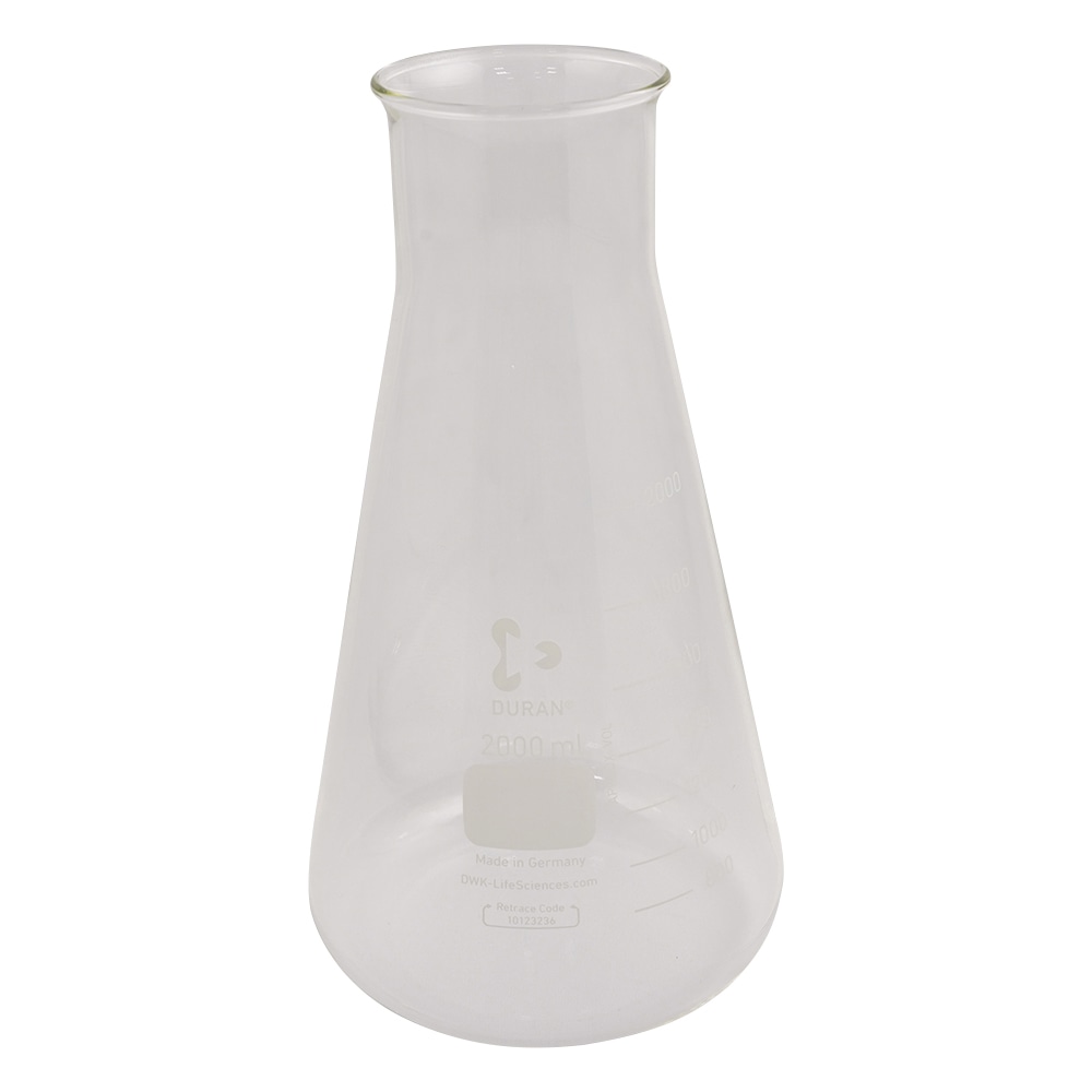 SCHOTT/DURAN 三角フラスコ　広口　2000mL　212266309 1個（ご注文単位1個）【直送品】