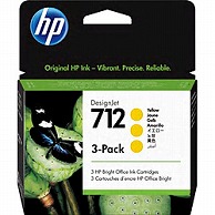 HP 純正プリンターインク HP712 イエロー 29ml×3 3ED79A 3ED79A 1個（ご注文単位1個）【直送品】