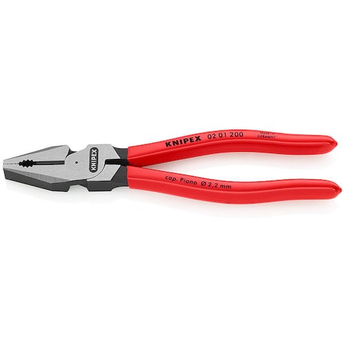 トラスコ中山 KNIPEX 強力型ペンチ 200mm　447-0176（ご注文単位1個）【直送品】