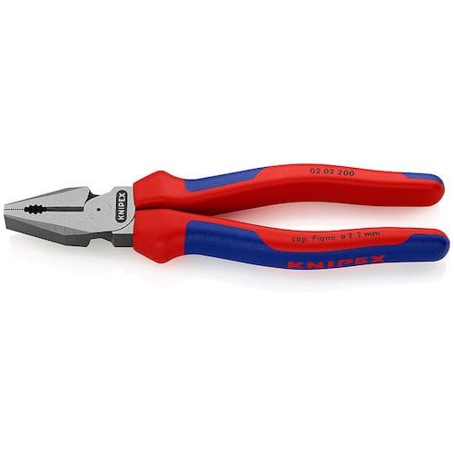 トラスコ中山 KNIPEX 強力型ペンチ 200mm　447-0206（ご注文単位1個）【直送品】