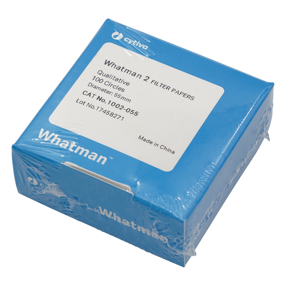 Cytiva (ワットマン） 定性濾紙　円形No.2　5.5cm　100枚入　1002-055 1箱（ご注文単位1箱）【直送品】